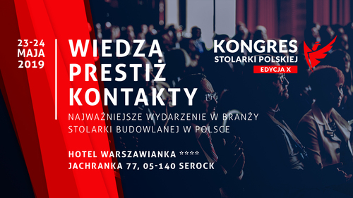 Program merytoryczny na X Kongresie Stolarki Polskiej